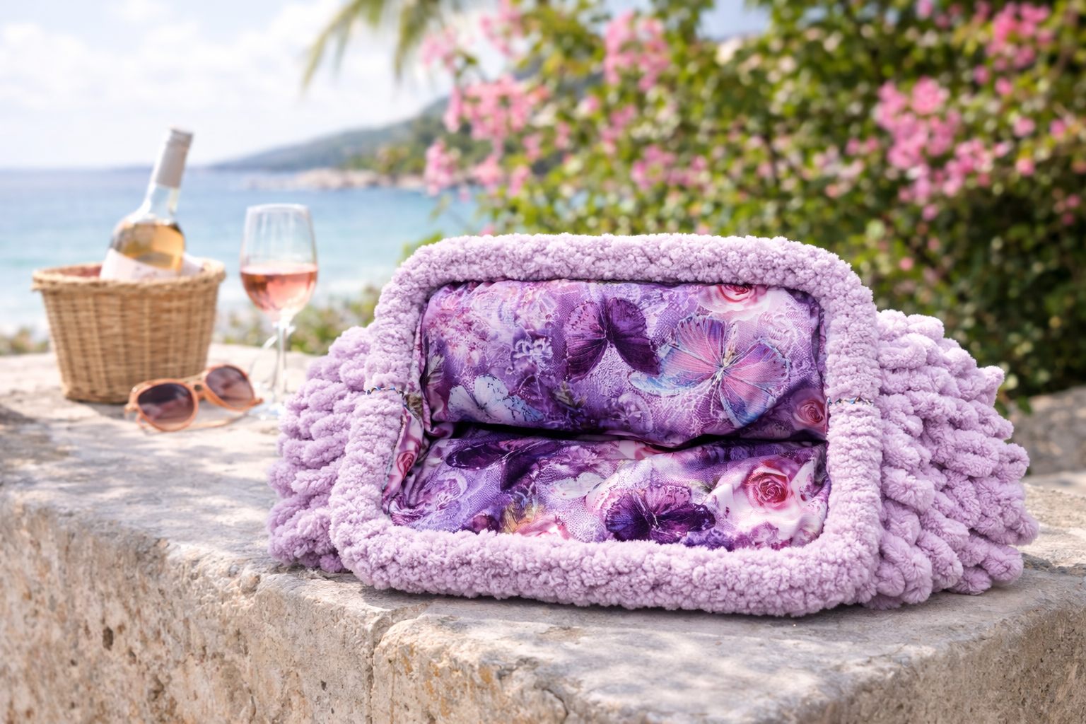 Freya Élise Clutch – Lavender Dream