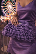 Freya Violet Escape Clutch