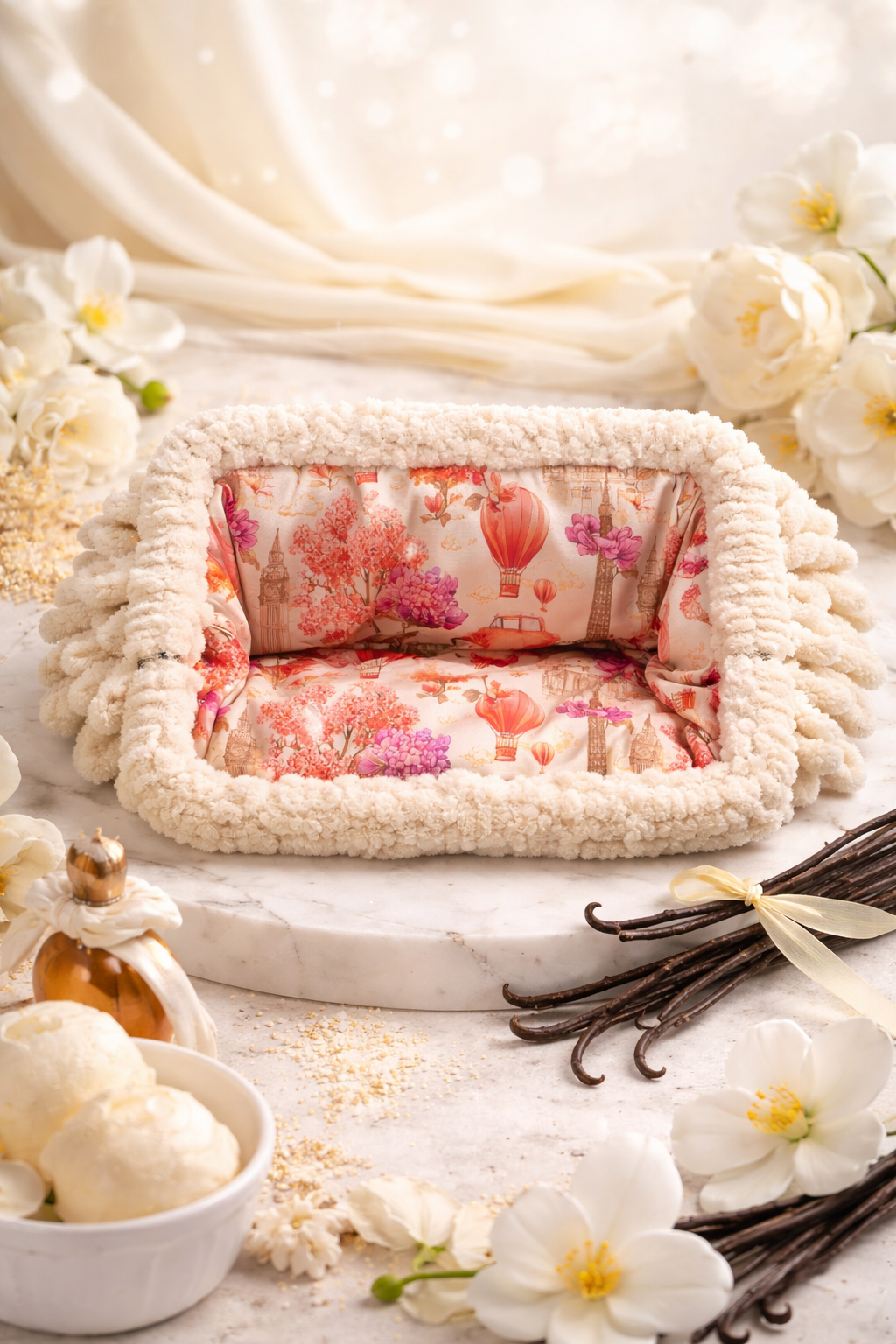 Freya Vanilla Cloud Clutch