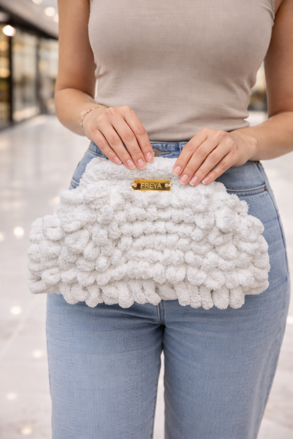 Freya Cloud White Bag
