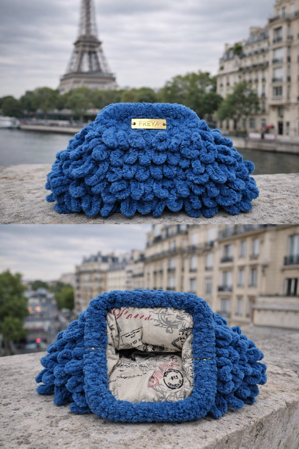 Freya Paris Blue Cloud Bag – Elegant