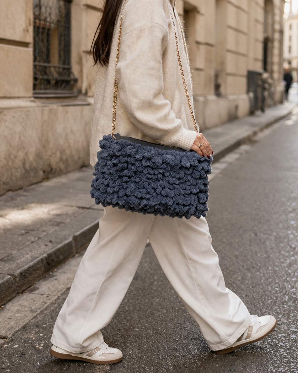Amelia Bag – Dark Grey Statement