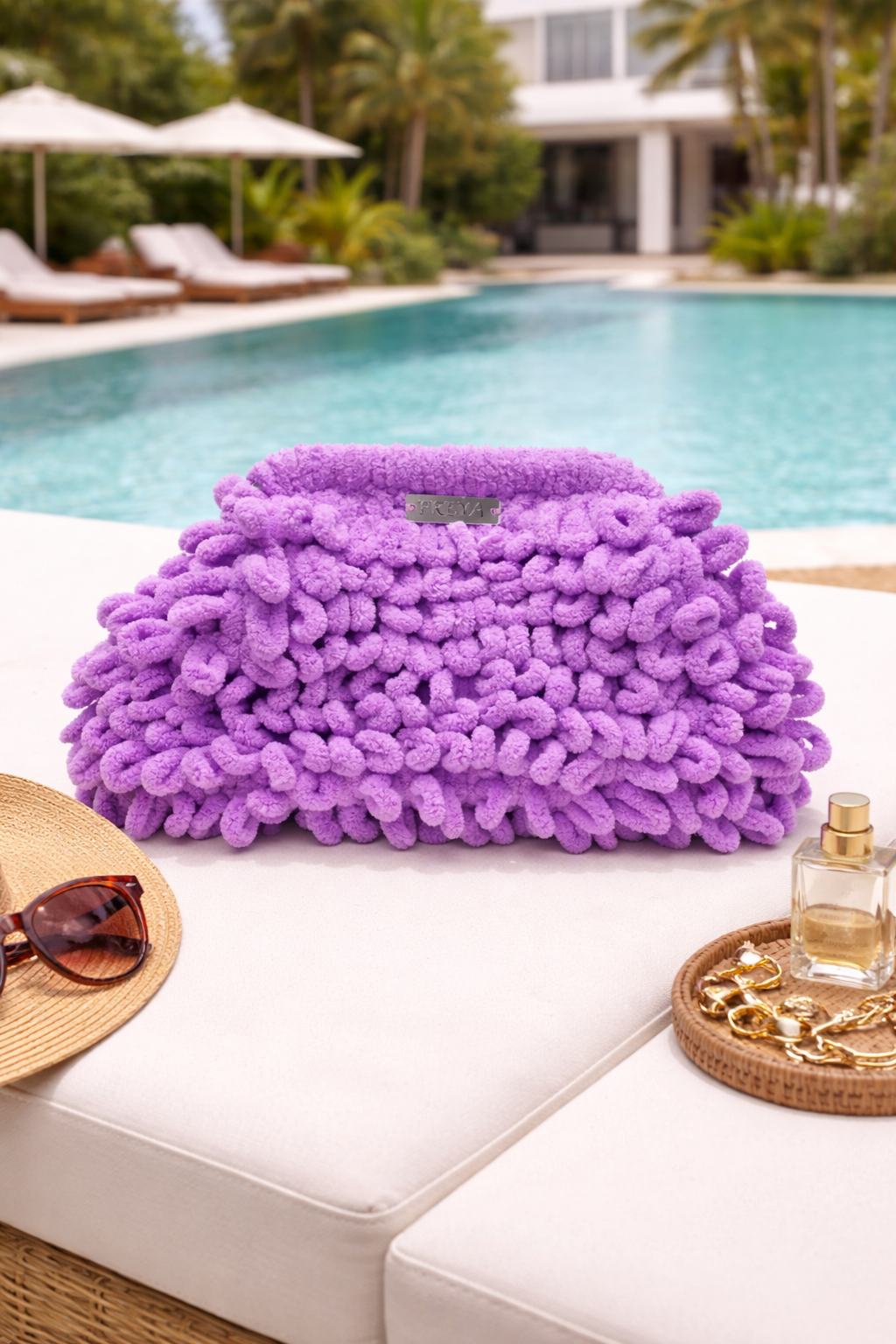 Puffy Lilac Royale Bag