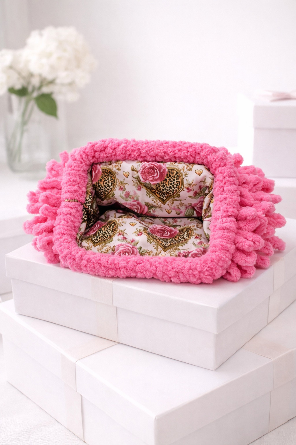 Freya Hot Pink Wild Bloom Clutch