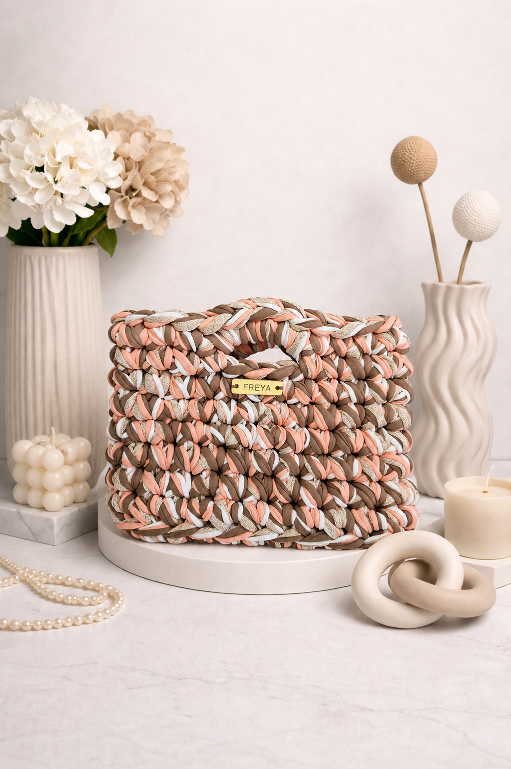 Luma Mocha Pearl Couture Bag