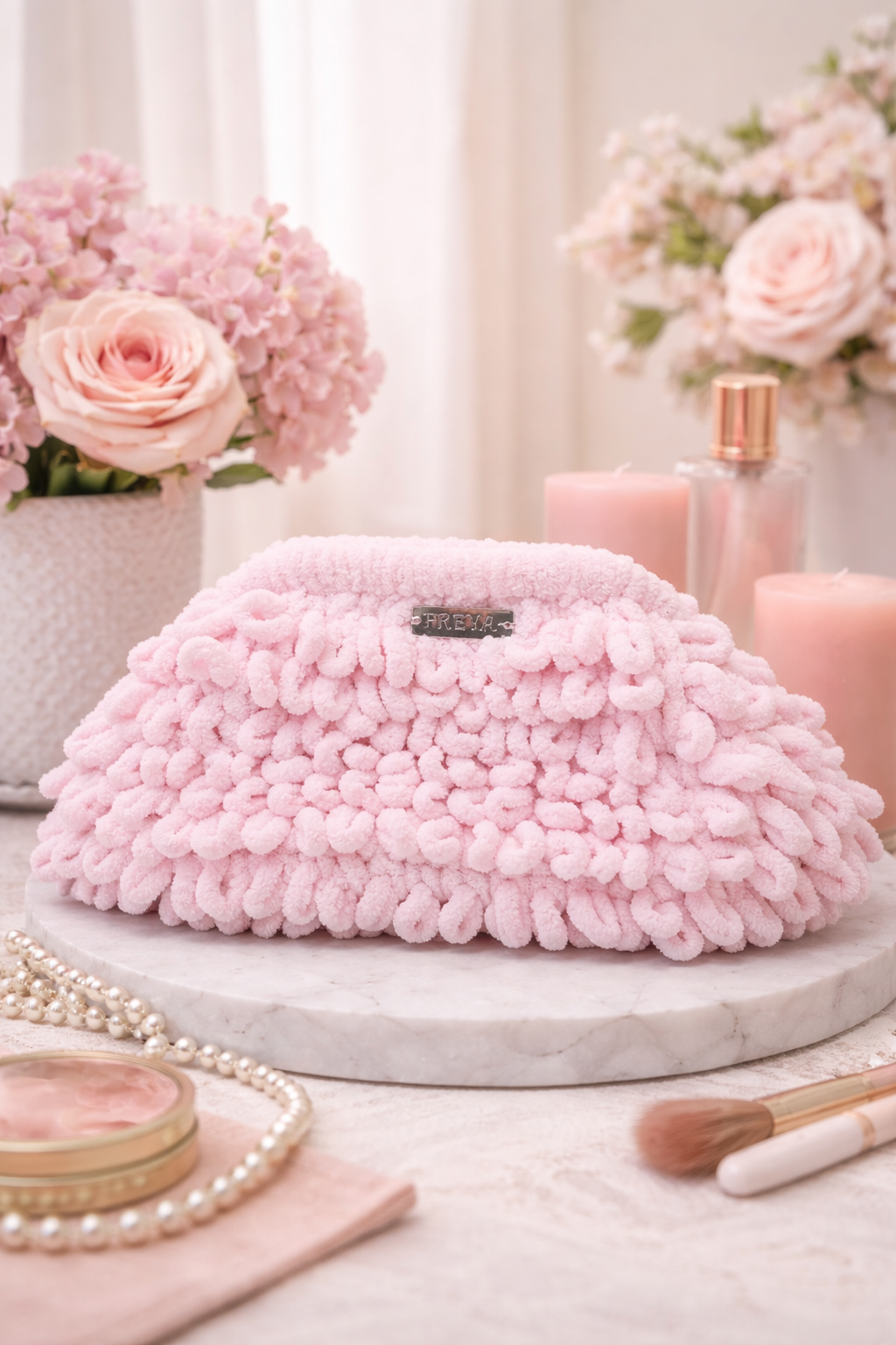 Baby Pink Puffy Dream Bag