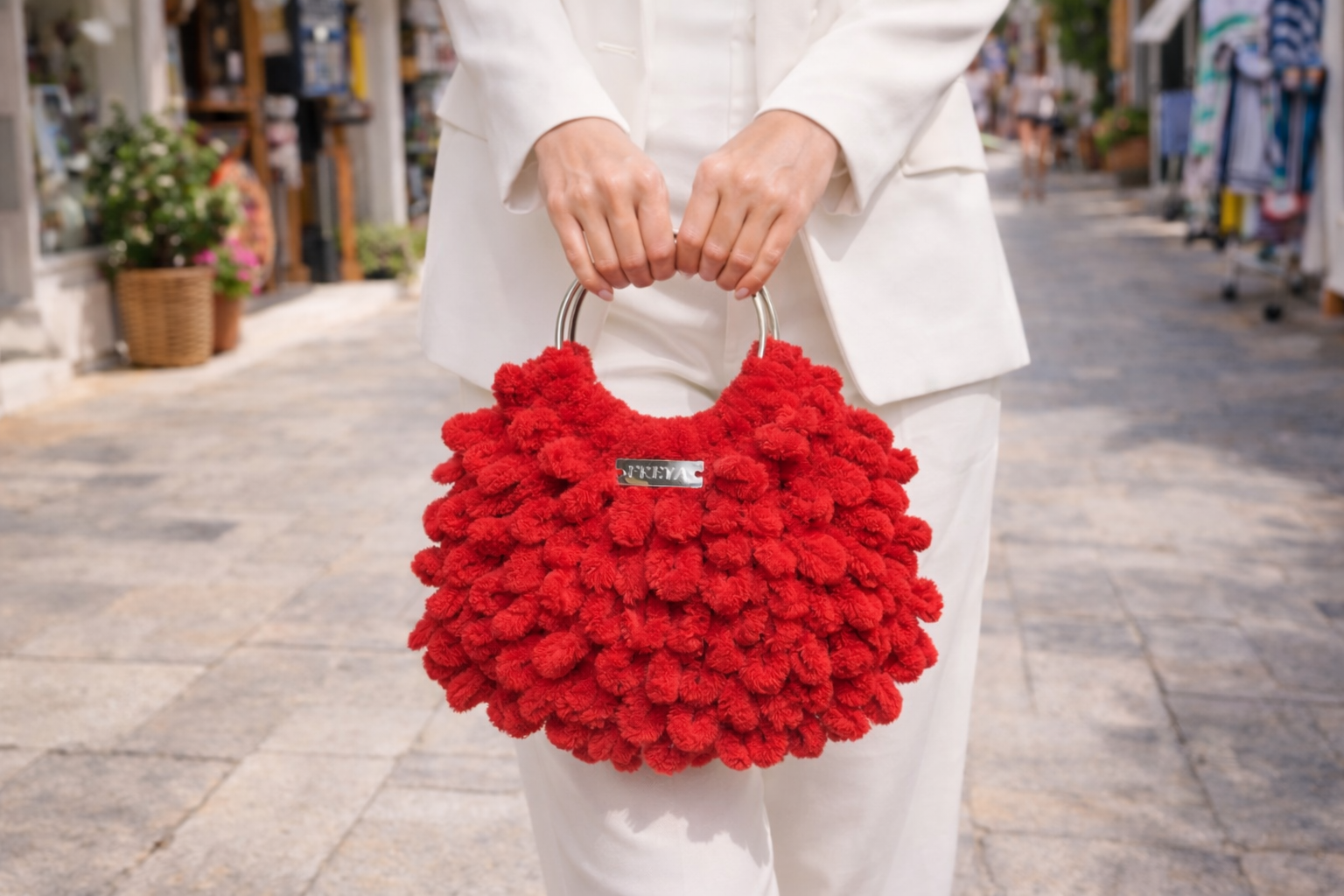 Aelia Scarlet Bloom Bag
