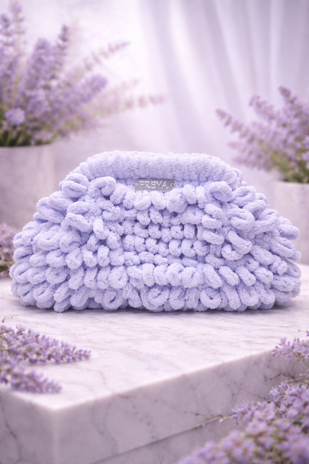 Freya Lavender Bloom Clutch