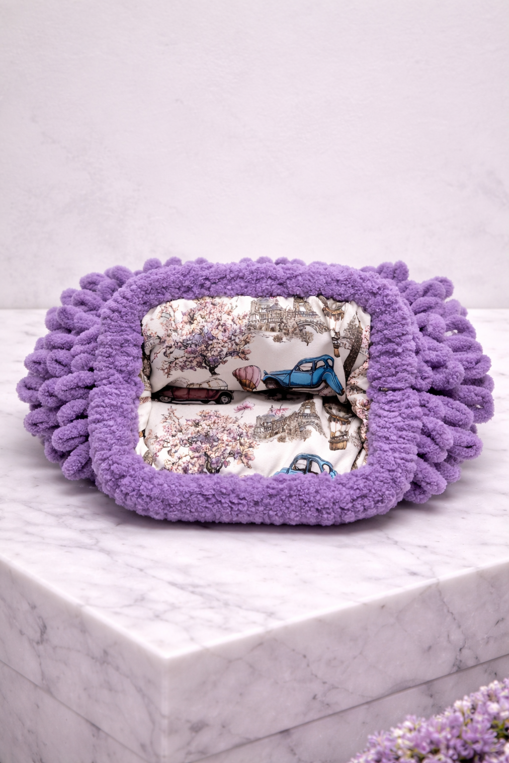 Freya Violet Escape Clutch