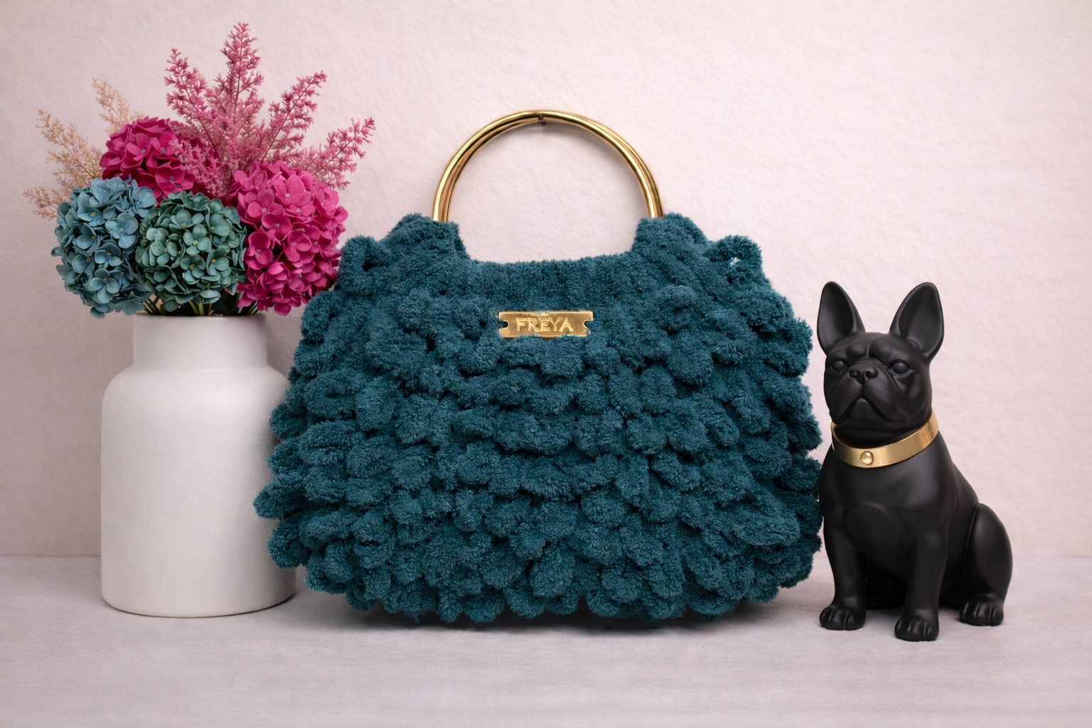 Aelia Bag in Deep Teal Crush
