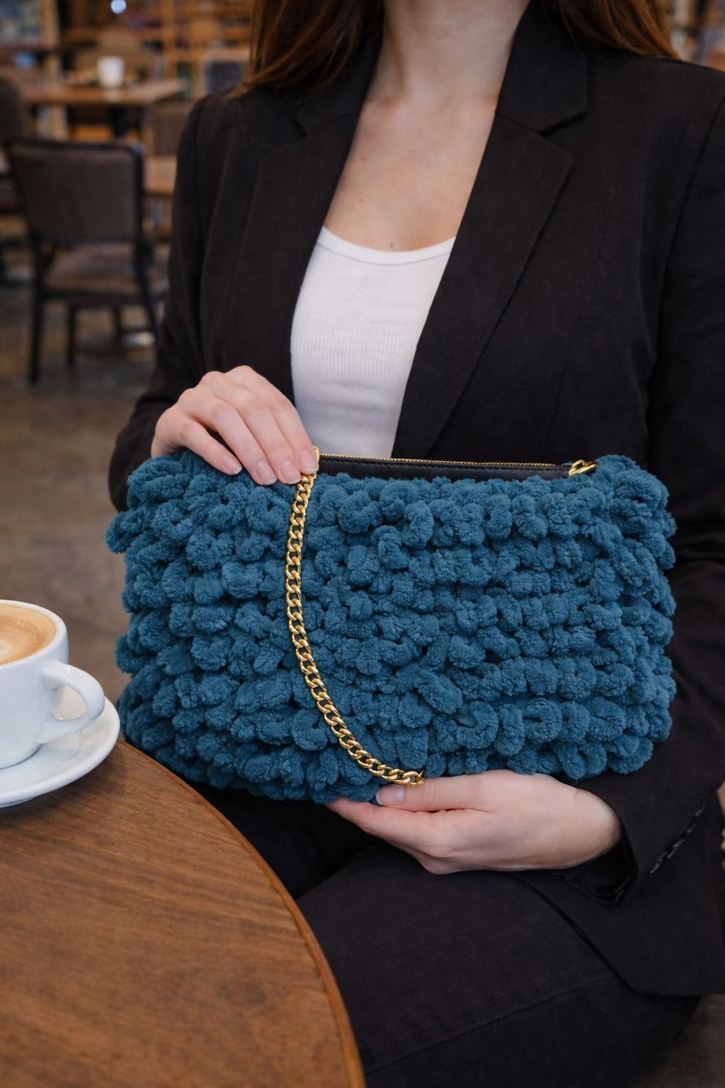 Amelia Bag – Blue Velvet Mood
