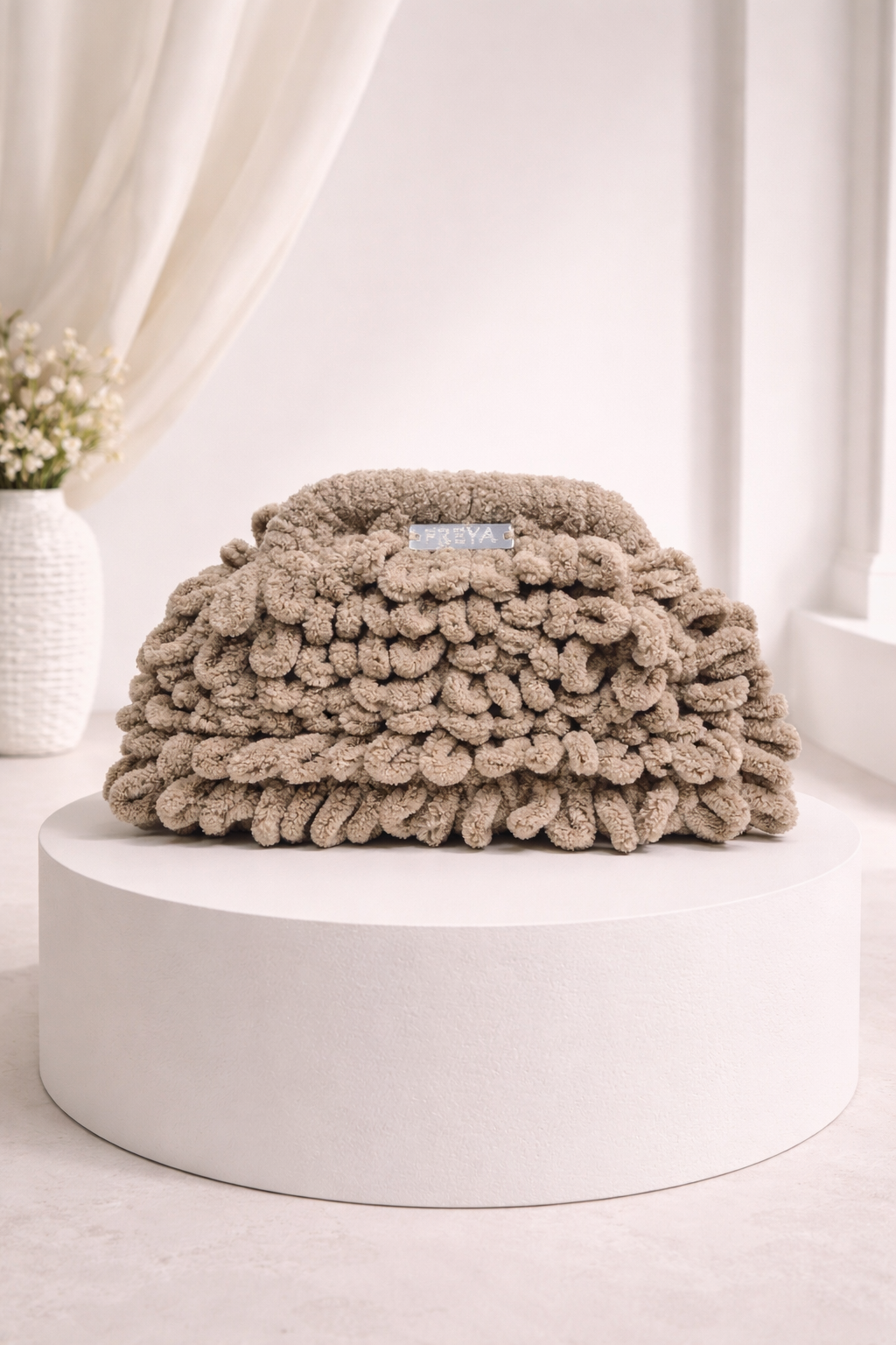 Soft Sand Cloud Luxury Statement Bag