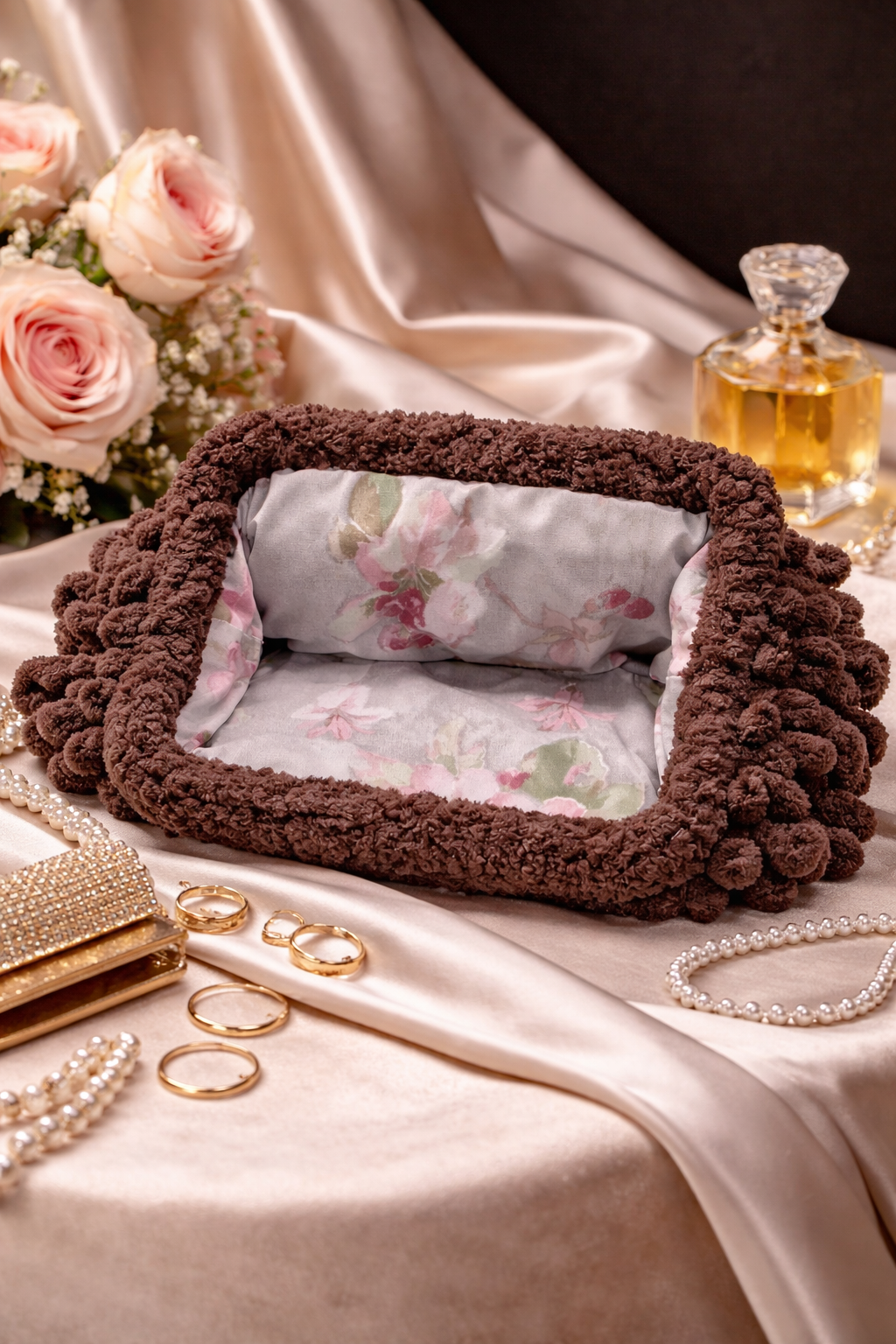 Freya Café Rosé Clutch