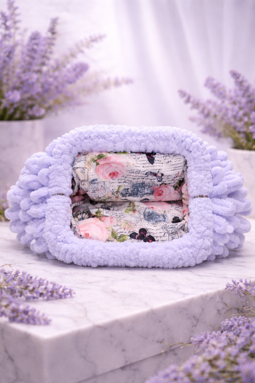 Freya Lavender Bloom Clutch