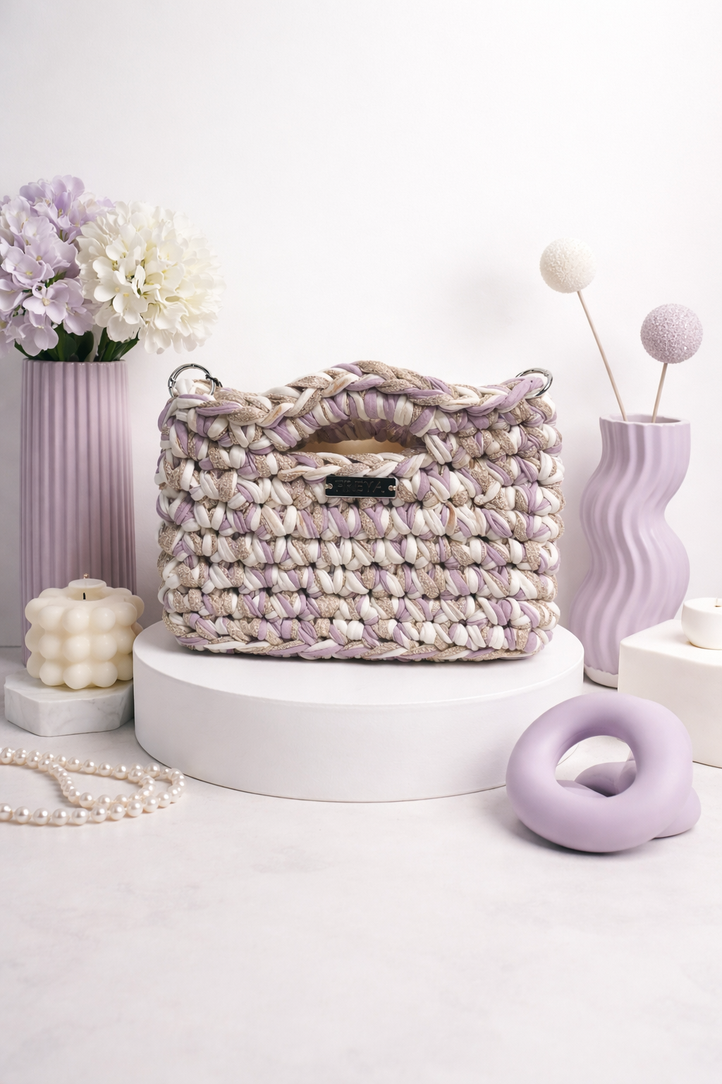 Luma Bag in Lavender Pearl
