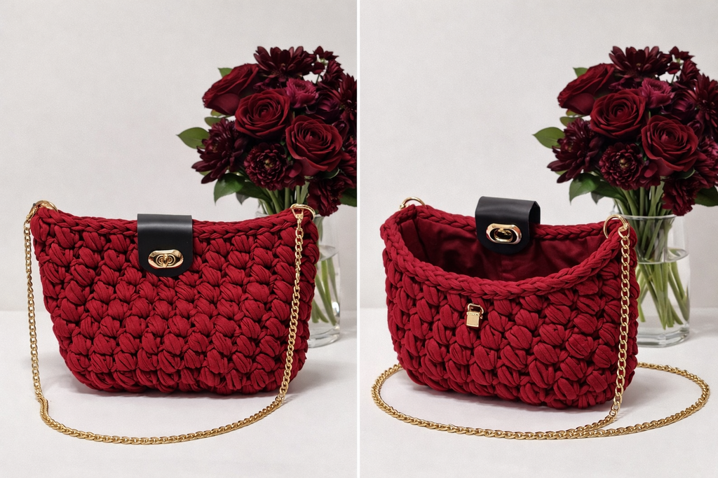 Bubble Bag – Bordeaux Glow