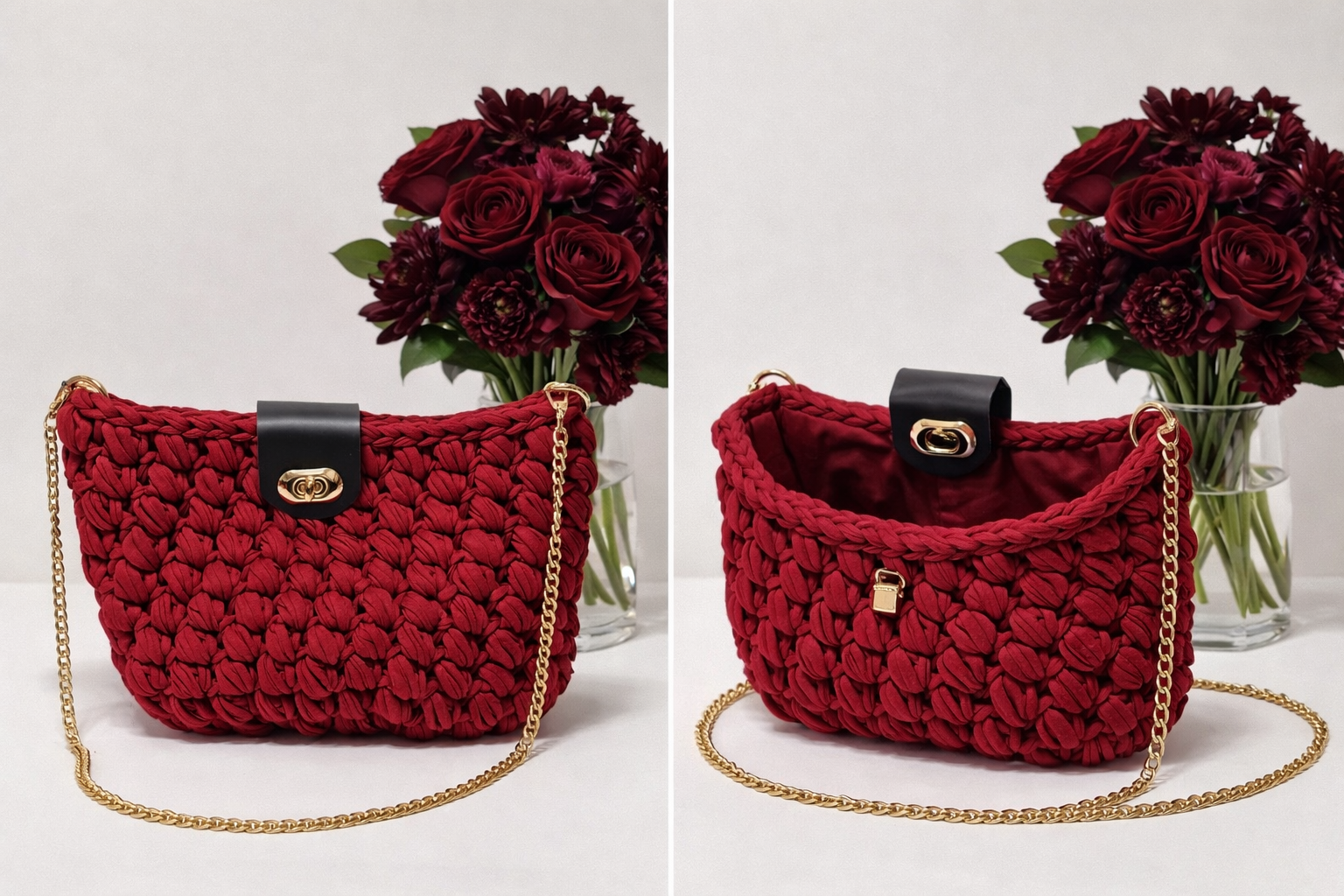 Bubble Bag – Bordeaux Glow