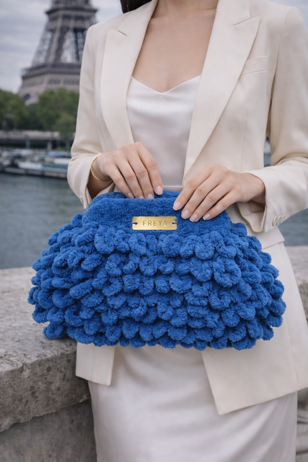 Freya Paris Blue Cloud Bag – Elegant