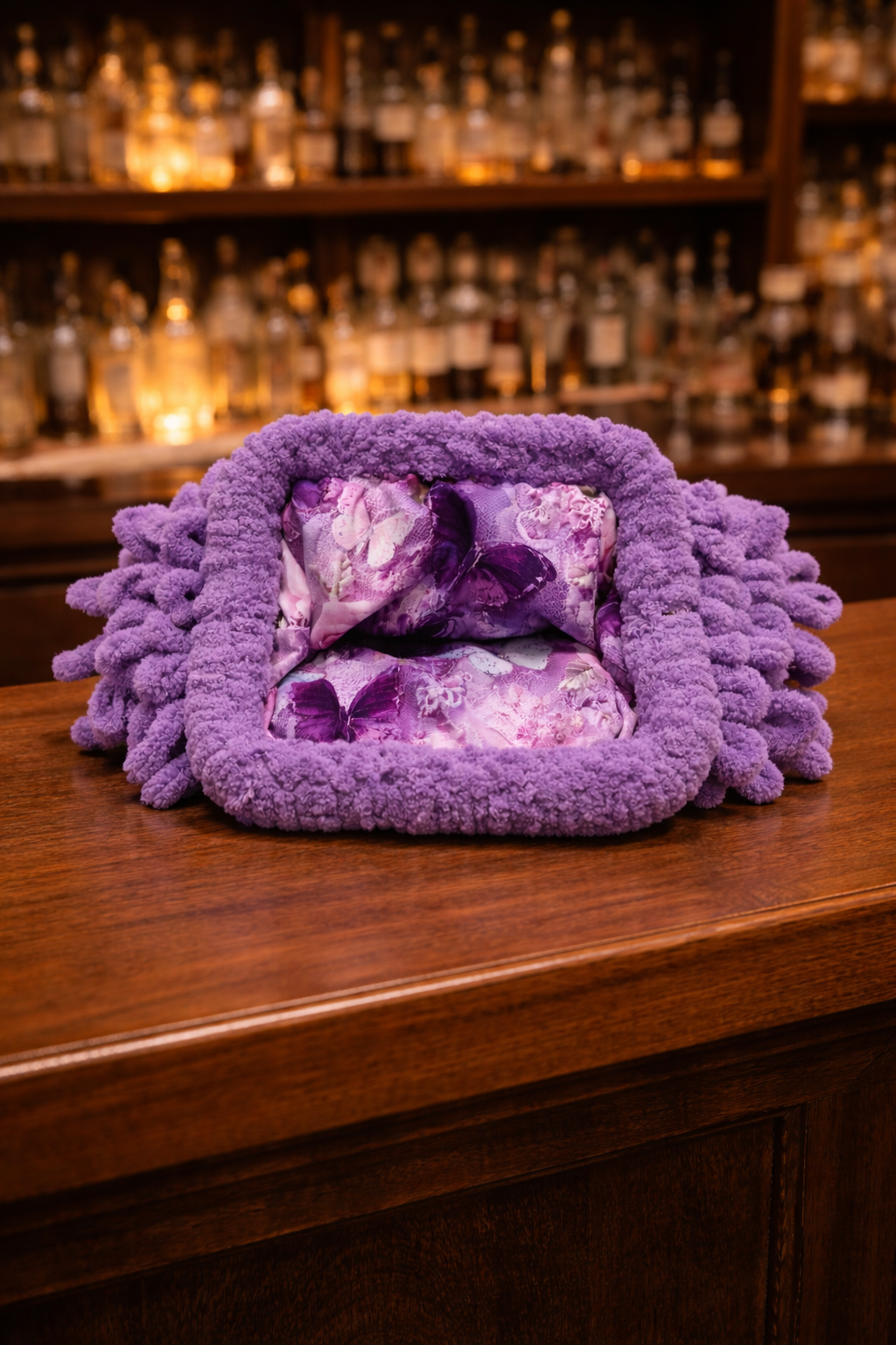 Luxury Lilac Texture Bag for Iconic Looks