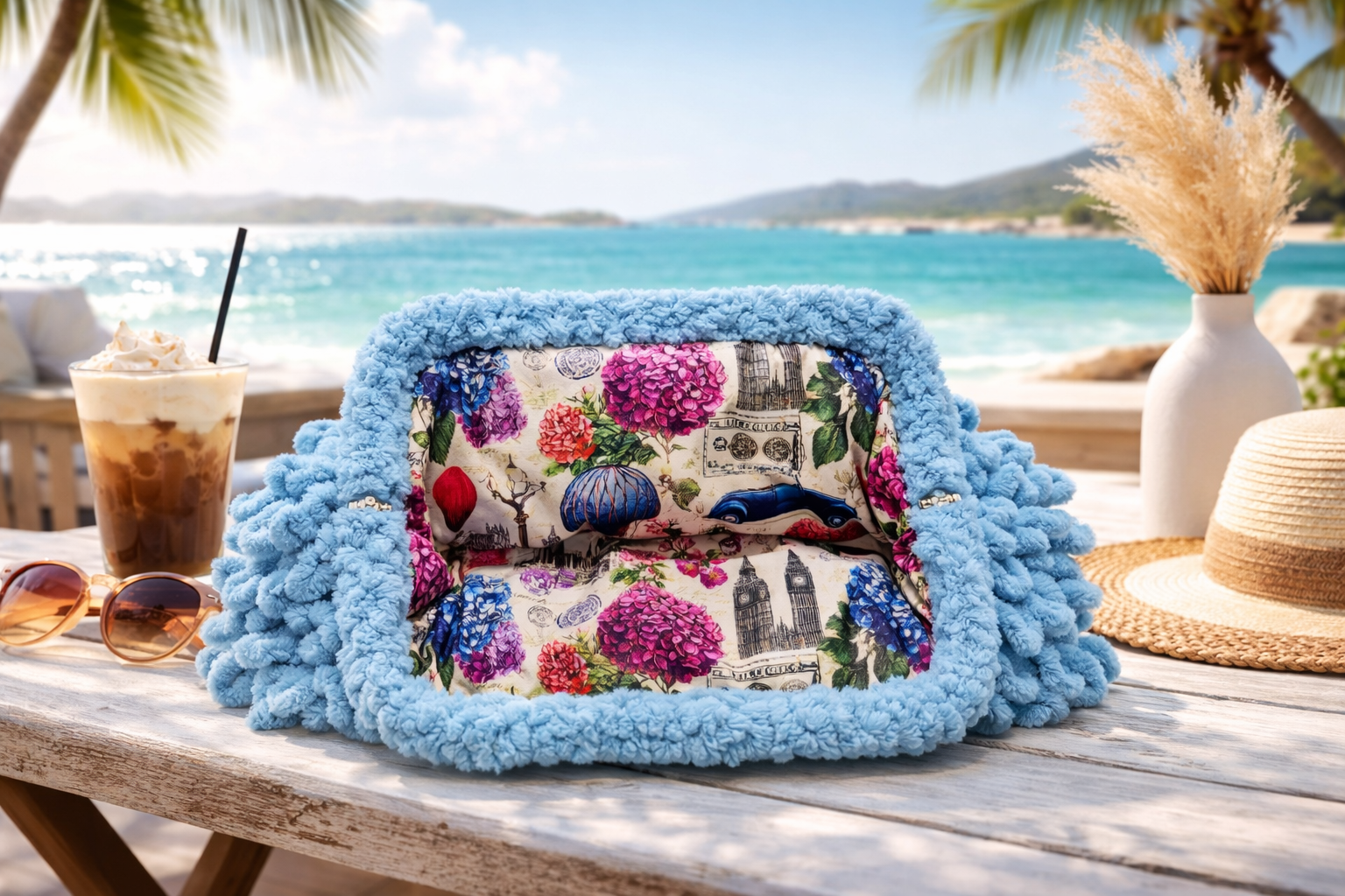Freya Sea Breeze Clutch – Baby Blue Edition