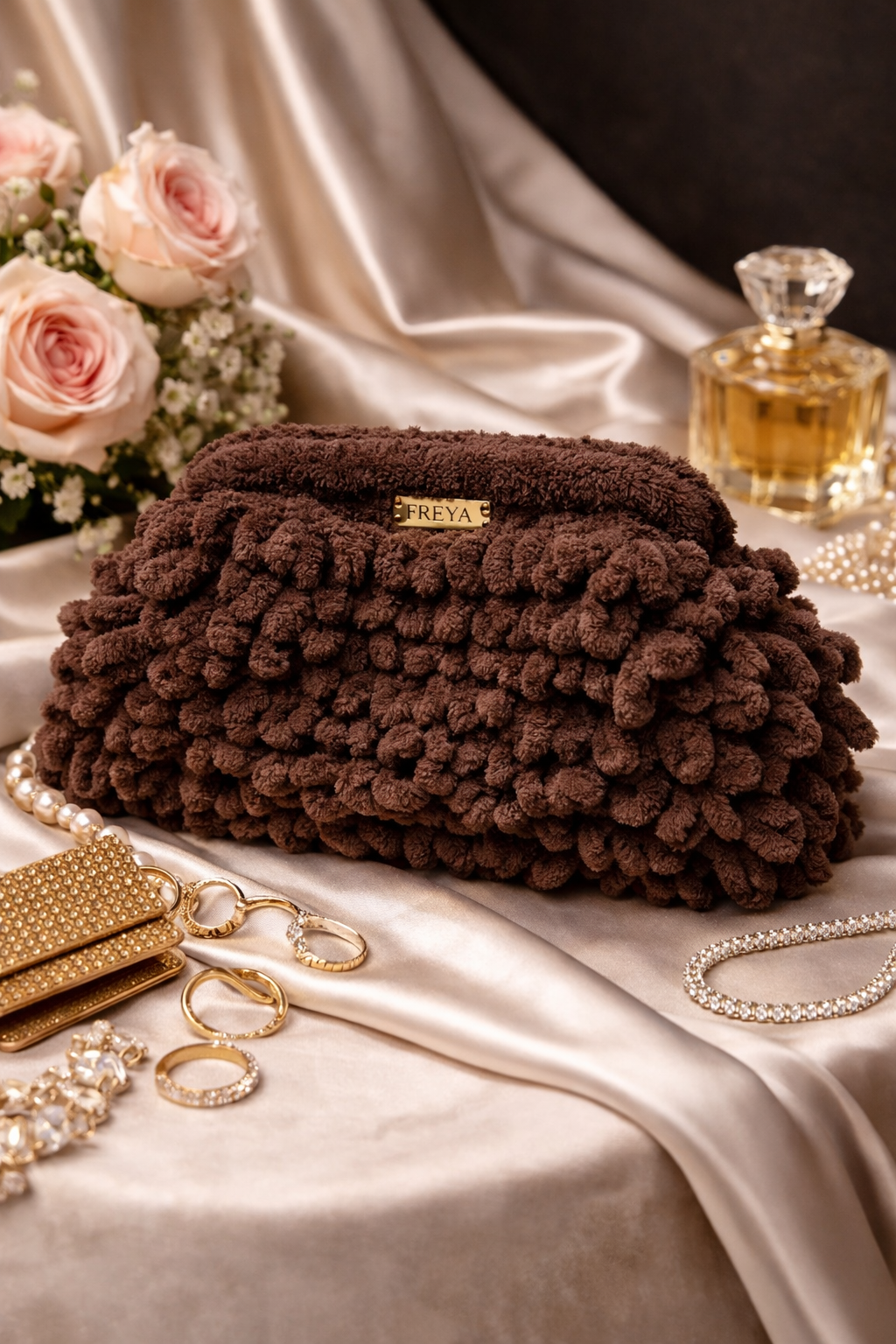 Freya Café Rosé Clutch