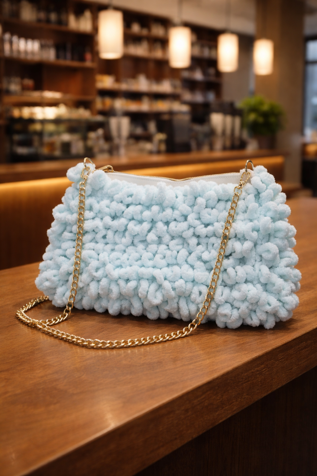 Amelia Mint Whisper – The Soft Statement Bag