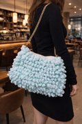 Amelia Mint Whisper – The Soft Statement Bag