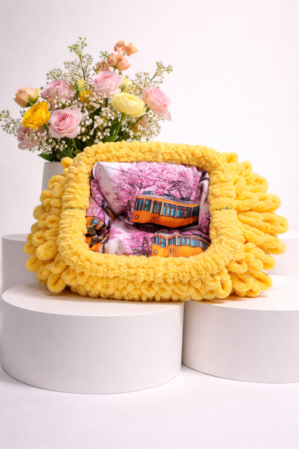 Golden Sunset Resort Luxury Statement Bag