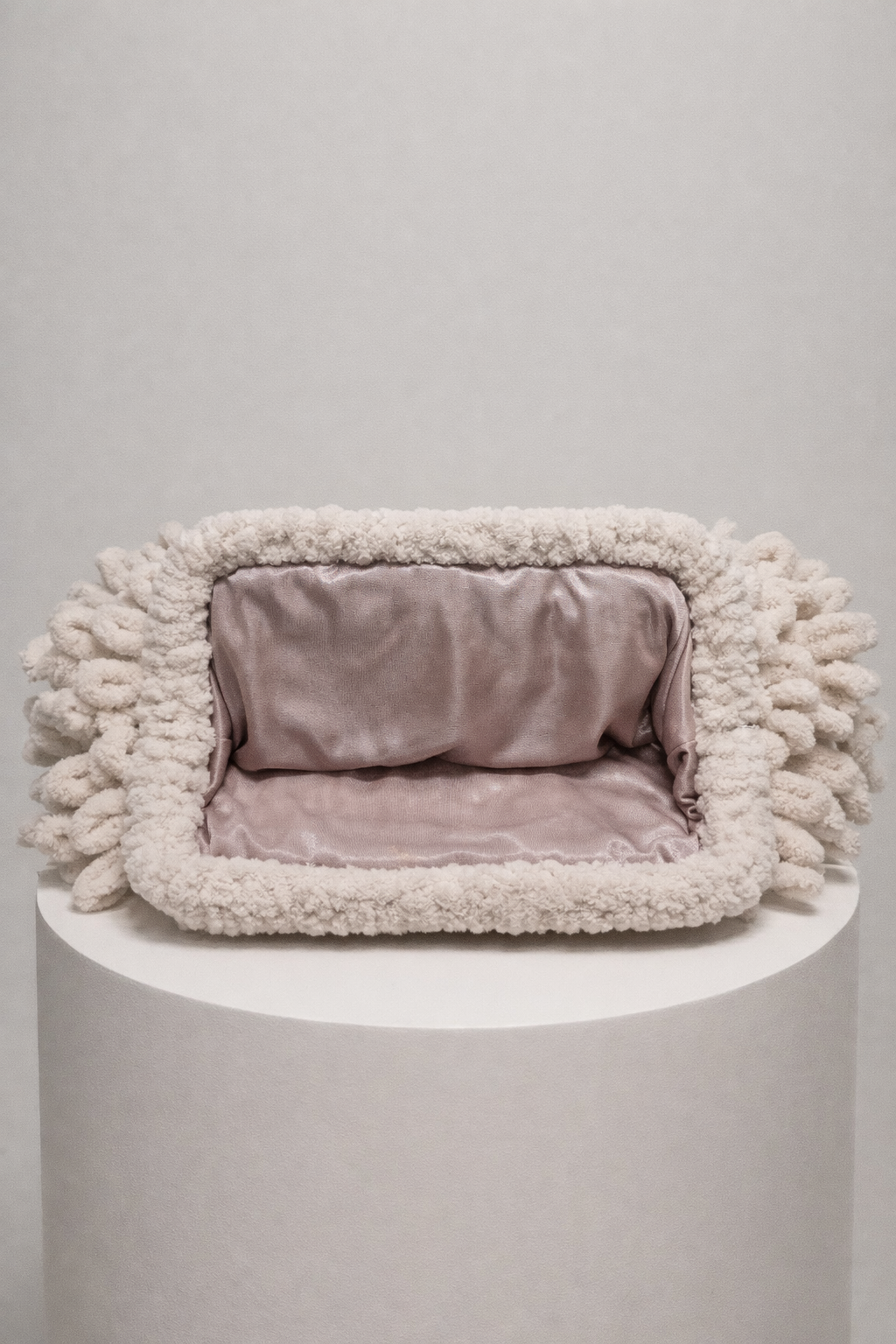 Freya Ivory Blush Clutch