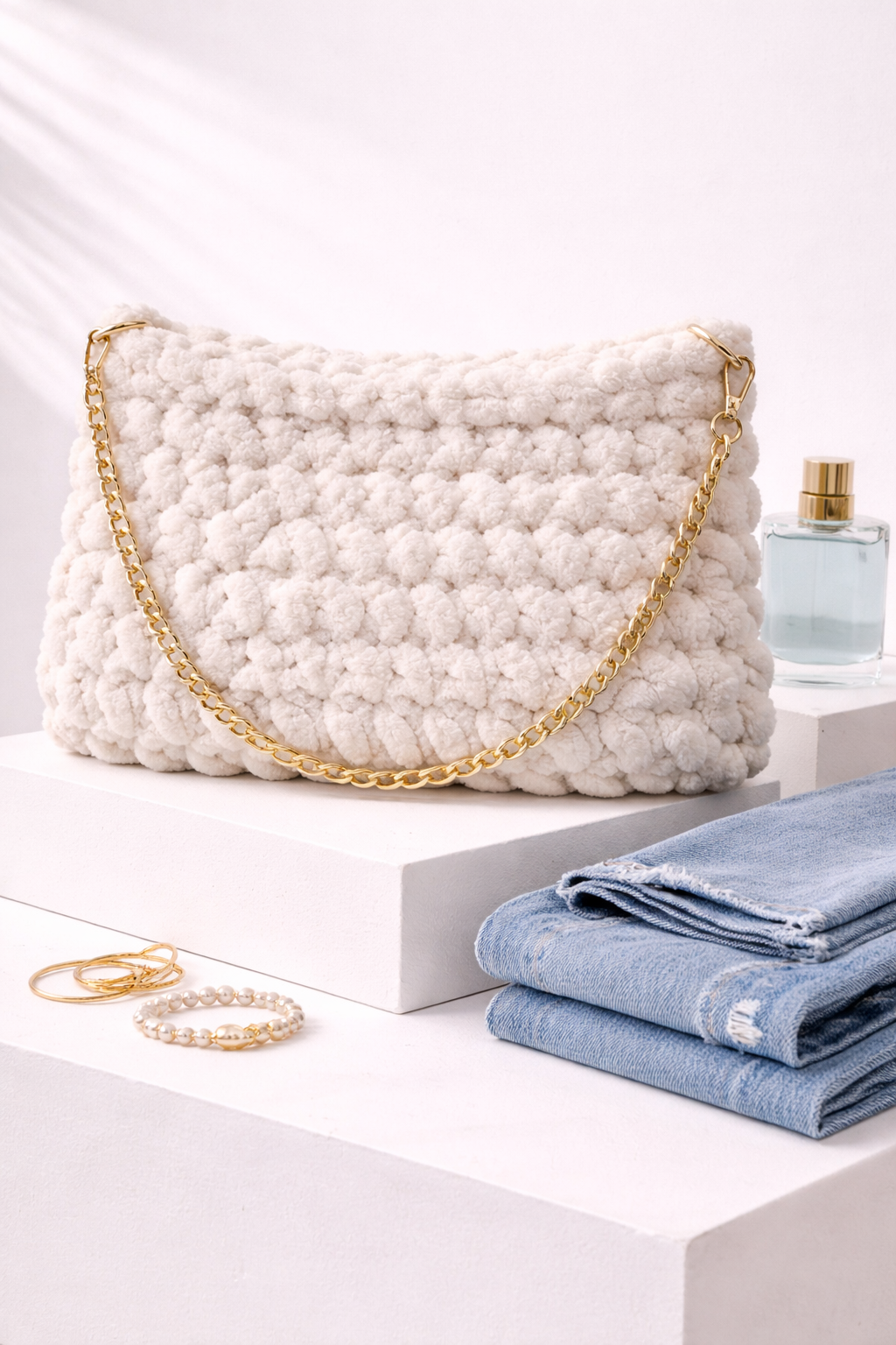 Ivory Sensy Glow Bag – Η κομψότητα στην πιο φωτεινή της εκδοχή