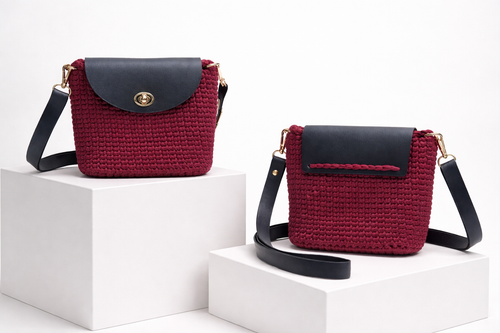 Alma Bag in Burgundy Elegance