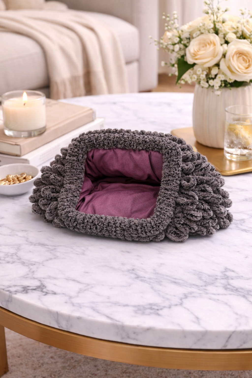 Freya Mocha Obsession Bag – Χειροποίητη Luxury Statement Τσάντα