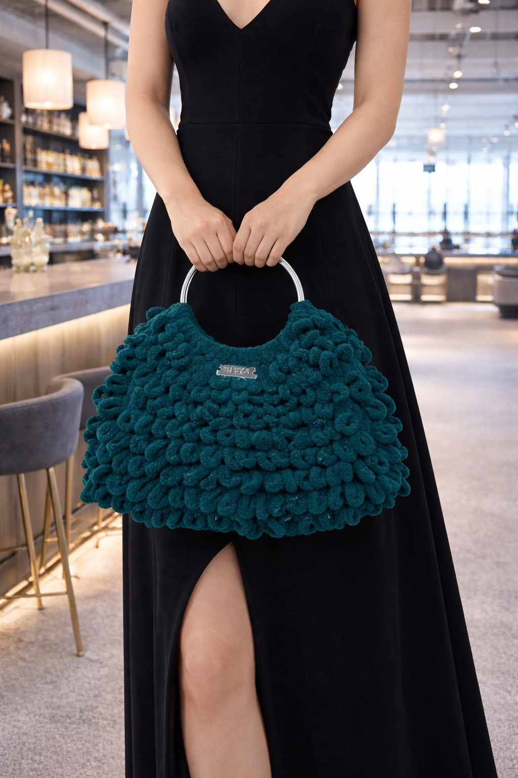 Aelia Deep Teal – Bold Evening Elegance