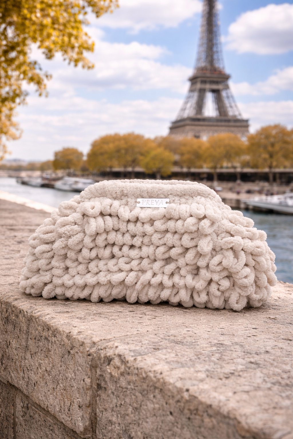 Freya Ivory Whisper Clutch