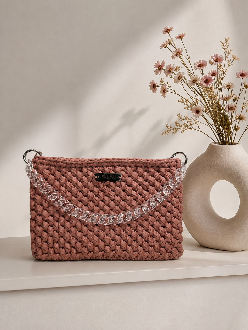 Marillia Rosé Blush Bag – Elegant Bloom Collection