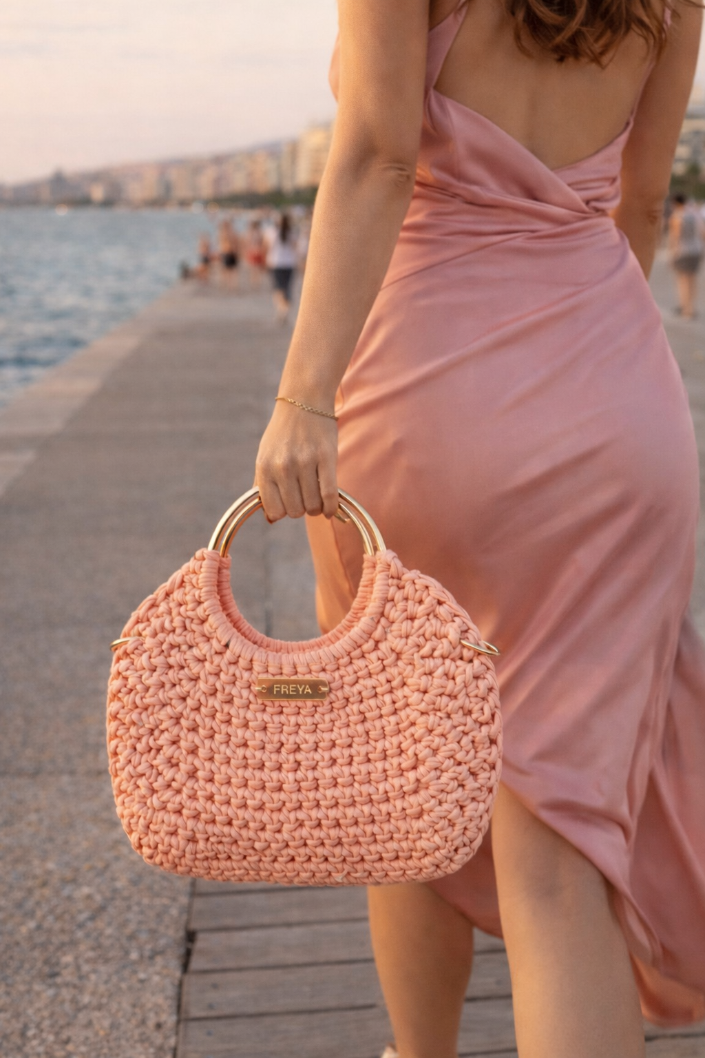 Freya Sagi Blush Bag – Soft Statement Luxury