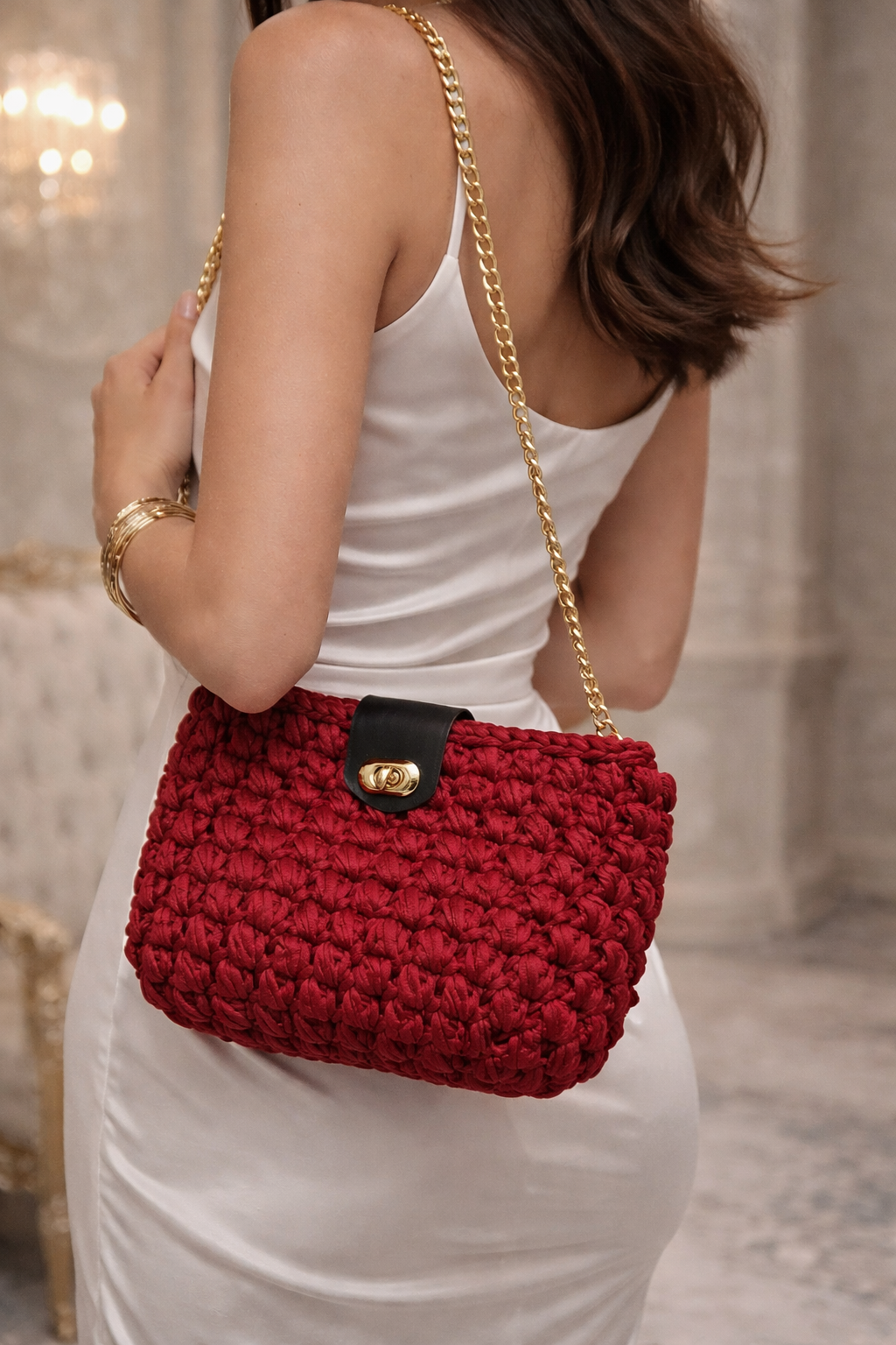 Bubble Bag – Bordeaux Glow