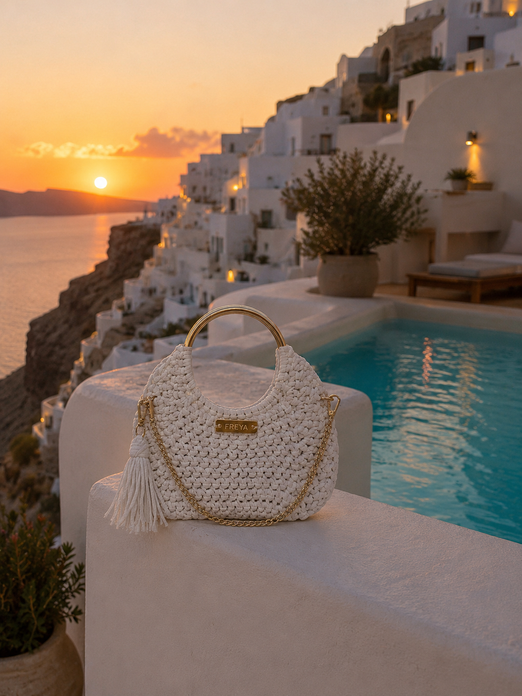 Sagi Santorini Pearl Bag – Η Απόλυτη Καλοκαιρινή Πολυτέλεια