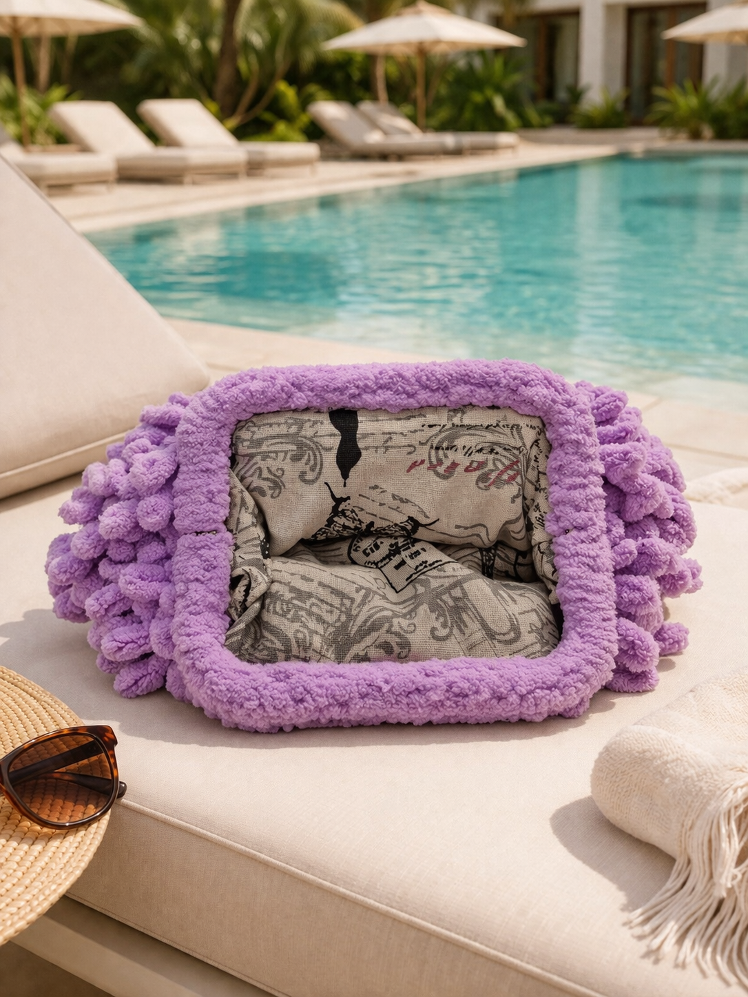 Puffy Lilac Royale Bag