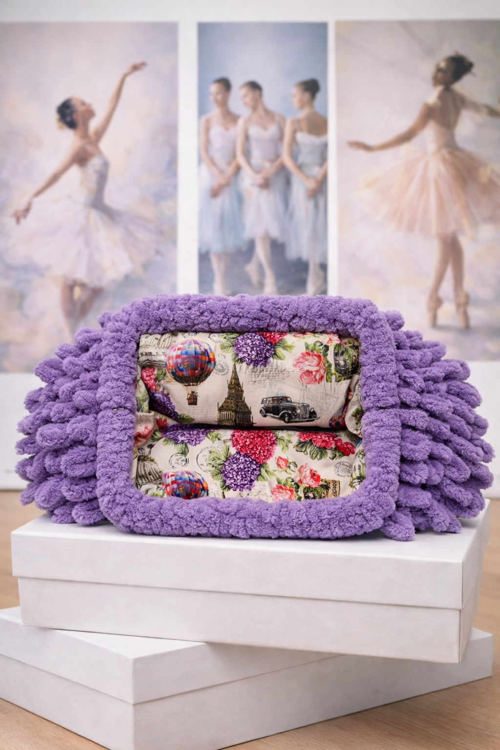 Freya Lavender Voyage Puffy Bag