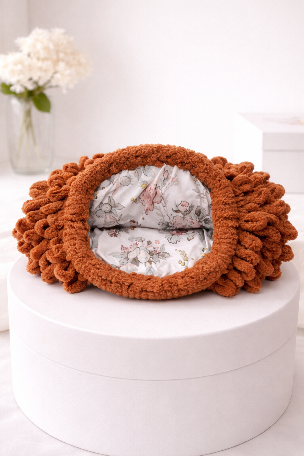 Freya Cinnamon Bloom Clutch