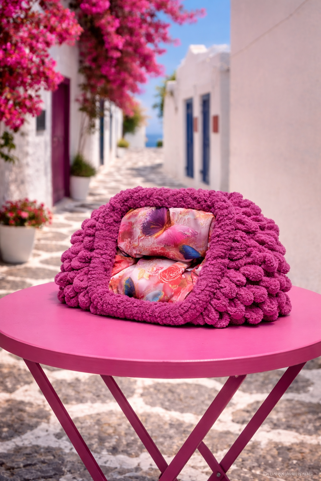 Freya Fuchsia Crush Bag