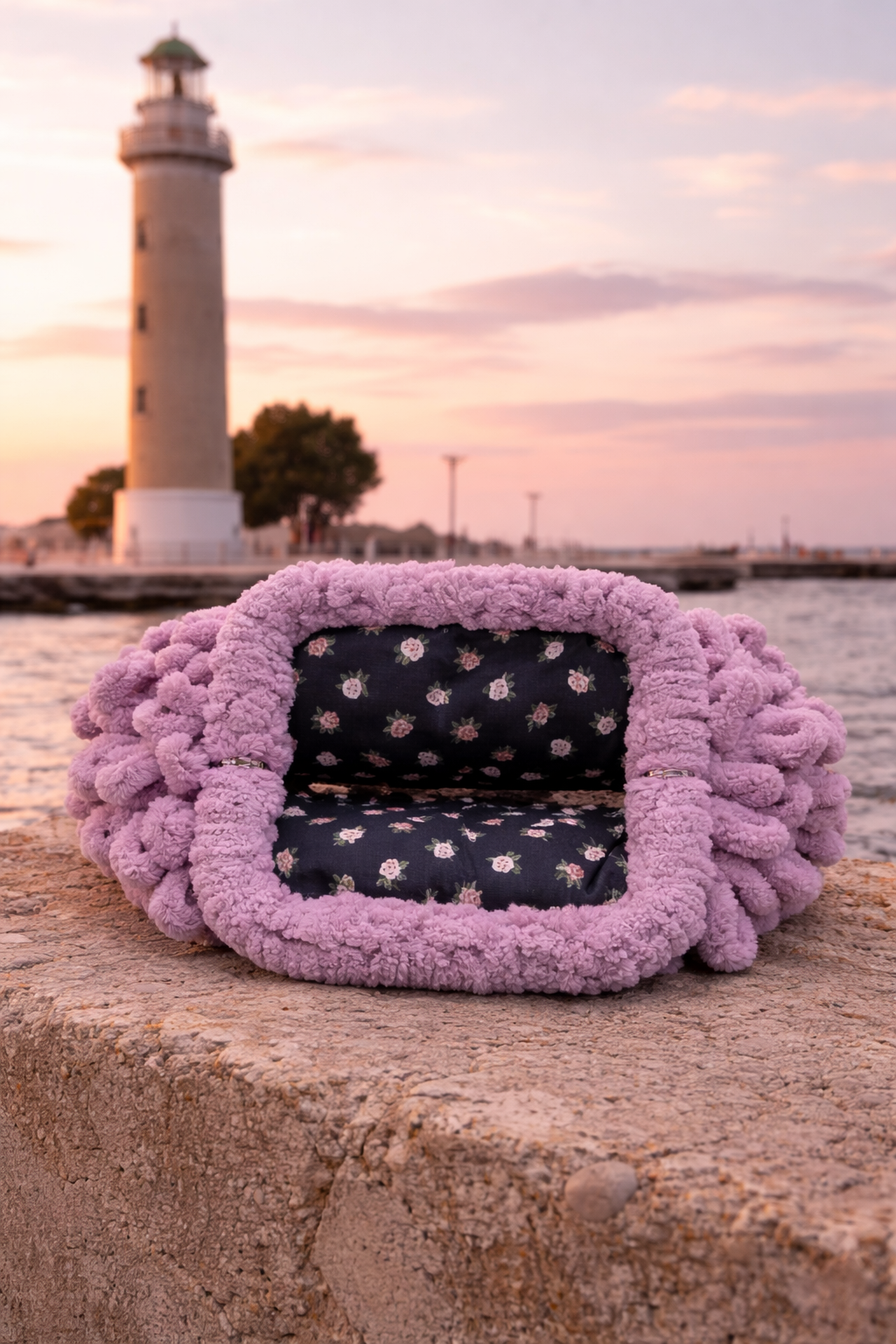 Freya Lilac Bloom Clutch bag