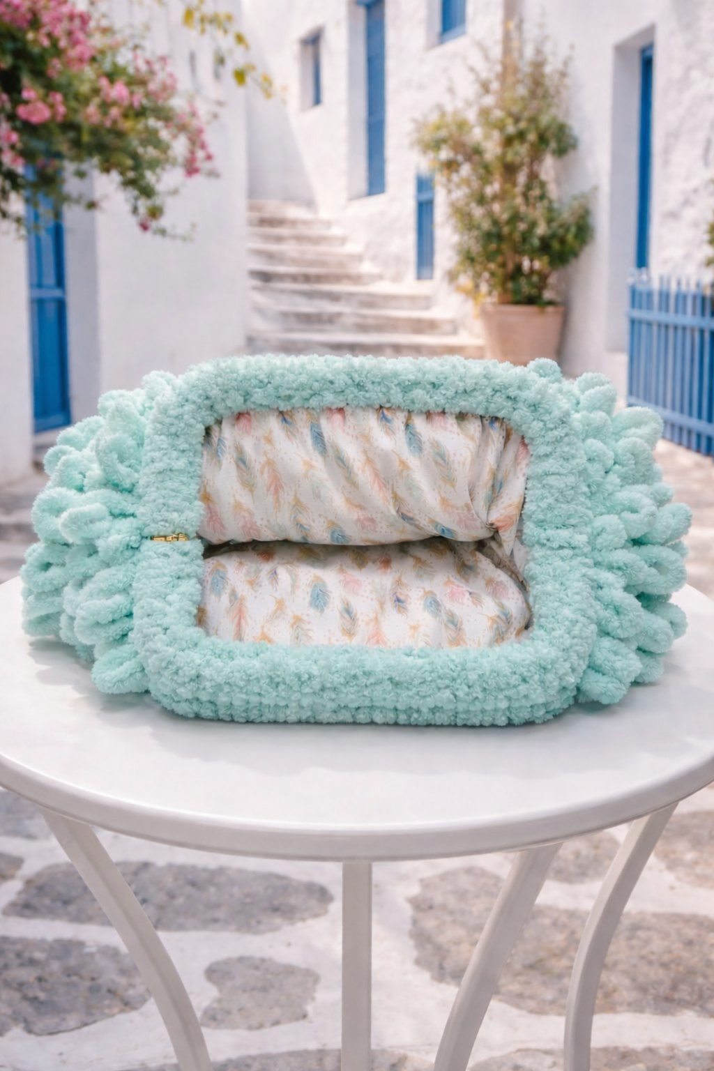 Freya Seafoam Statement Bag