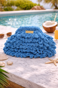 Freya Ocean Breeze Bag – Χειροποίητη Τσάντα σε Σιέλ-Μπλε Απόχρωση