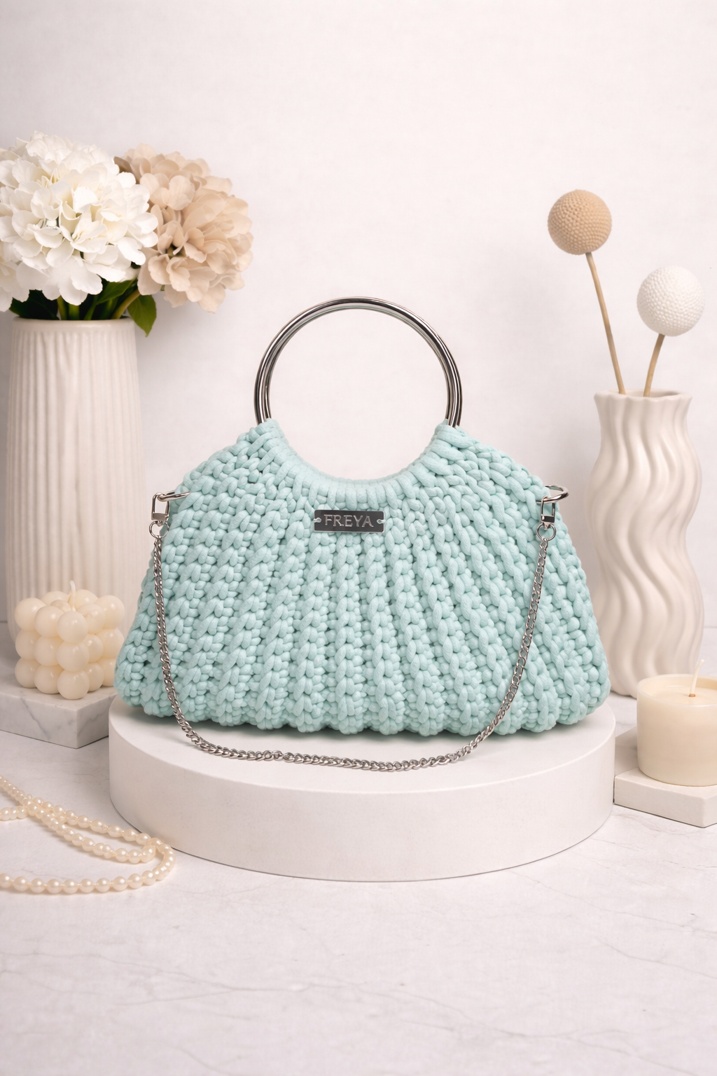 Celestia Mint Bag – Refined Luxury