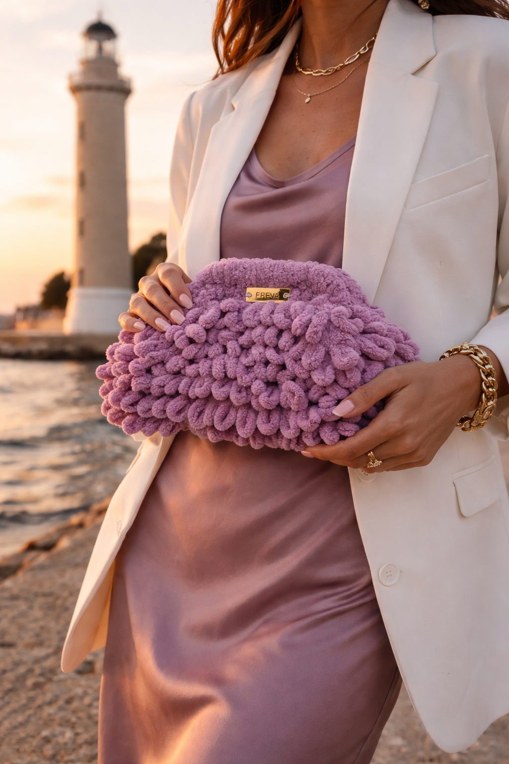 Freya Lilac Bloom Clutch bag