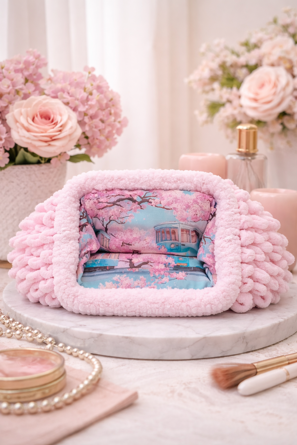 Baby Pink Puffy Dream Bag
