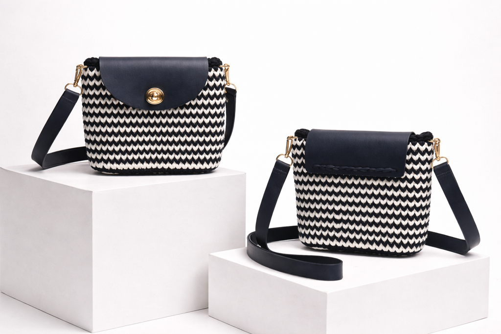 Alma Bag – Black & Ivory Elegance