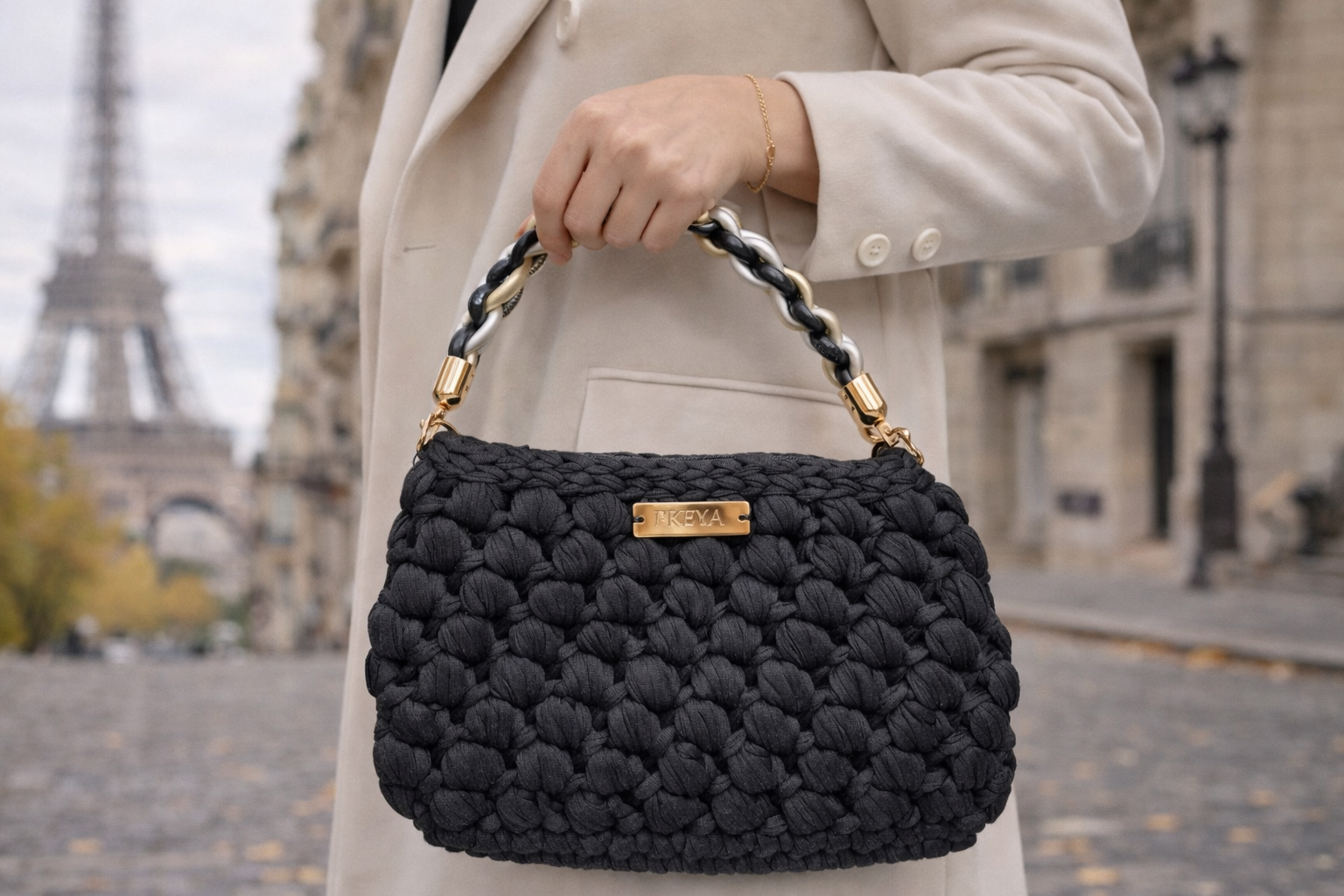 Bubble Bag – Noir Blossom